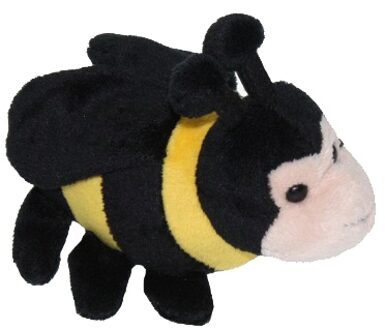 Pluche bijen knuffel - 13 cm - insect - knuffeldier - speelgoed - voor kinderen Multi