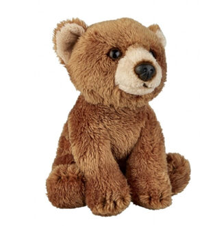 Pluche bruine beer/beren knuffel 15 cm speelgoed