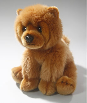 Pluche bruine Chowchow hond/honden knuffel 25 cm speelgoed Multi
