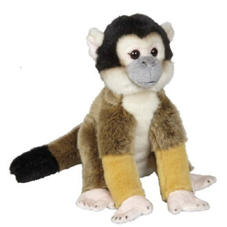 Pluche bruine doodshoofdaapje aap/apen knuffel 28 cm speelgoed