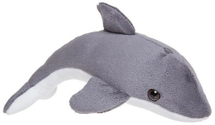 pluche bruinvis knuffel - 26 cm - walvis achtigen - zeedieren