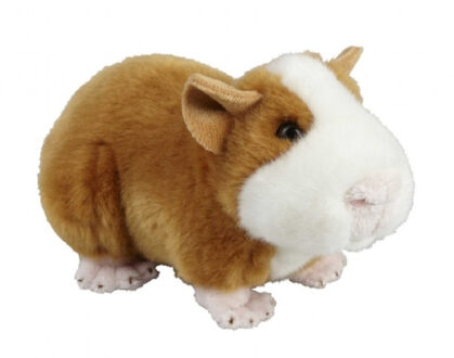 Pluche cavia knuffel 18 cm knuffeldieren - Knuffel huisdieren Bruin