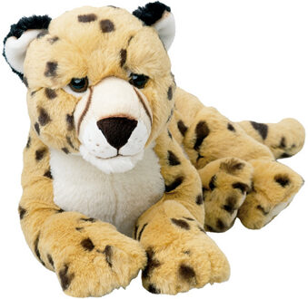 Pluche Cheetah/luipaard knuffeldier van 48 cm - Knuffeldier Bruin