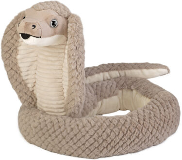 Pluche cobra knuffel - slang - 137 cm - reptielen