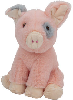 Pluche dieren knuffel Varken - biggetje - van 22 cm - Knuffeldieren speelgoed