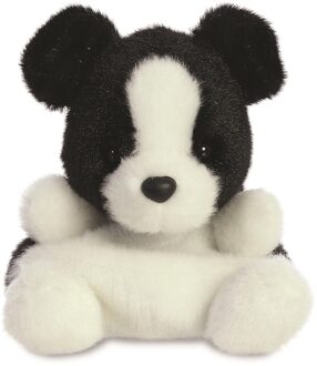 Pluche dieren knuffels border collie hond van 13 cm - Knuffel huisdieren Multikleur