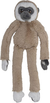 Pluche dieren knuffels hangende Gibbon aap van 48 cm Multi