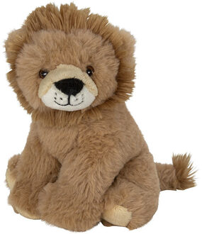 Pluche dieren knuffels Leeuw van 16 cm