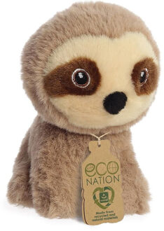 Pluche dieren knuffels luiaard van 13 cm - Knuffeldier Multikleur