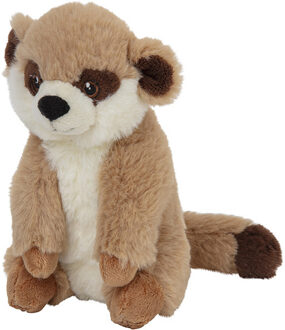 Pluche dieren knuffels Stokstaartje van 16 cm