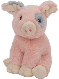 Pluche dieren knuffels Varken/biggetje van 18 cm