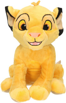 Pluche Disney Simba leeuw knuffel 20 cm speelgoed - Knuffeldier Geel