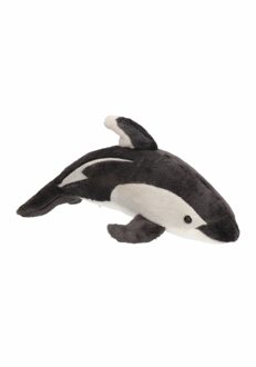 Pluche dolfijn knuffel - 23 cm - grijs - zeedieren - vissen - Dolfijnen Multi
