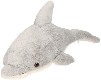 Pluche dolfijn knuffel 68 cm - Knuffel zeedieren Multikleur