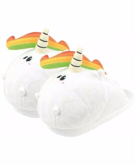 Pluche eenhoorn pantoffels