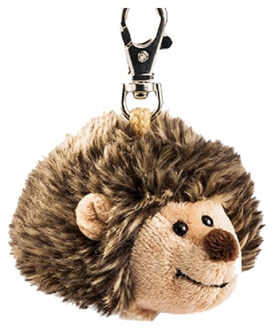 Pluche egel Iggy knuffel sleutelhanger 10 cm - Knuffel sleutelhangers