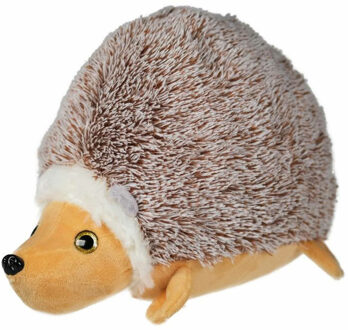Pluche egel knuffel - lichtbruin/beige - 23 cm - Dieren knuffels - Knuffeldier