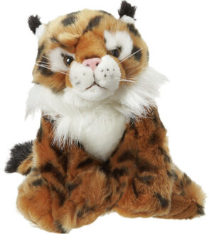 Pluche Europese Lynx knuffel van 18 cm Multi
