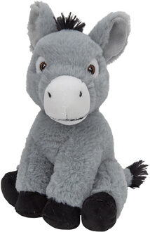 pluche ezel - 24 cm - knuffeldier - boerderij dieren