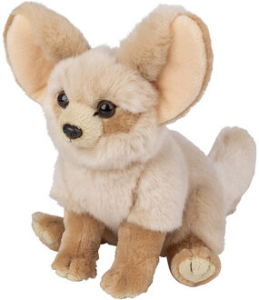 Pluche Fennec/woestijnvos knuffel van 18 cm - Knuffeldier Multikleur