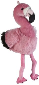 Pluche flamingo knuffeldier 41 cm - Vogel knuffels Roze