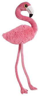 pluche Flamingo - roze - 100 cm - knuffel vogels - groot formaat