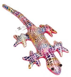 Pluche Gekko/hagedis - knuffel dier - 21 cm - Jungle knuffel