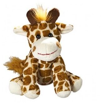 Pluche giraffe knuffel 18.5 cm Multi