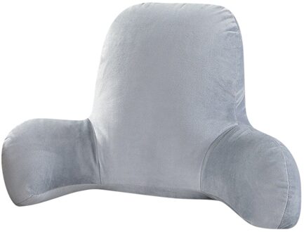 Pluche Grote Rugleuning Lezen Rust Slaap Kussen Kussen Lendensteun Stoel Kussen Arms Taille Rest Sofa Thuis Rugleuning Kussen #40 grijs