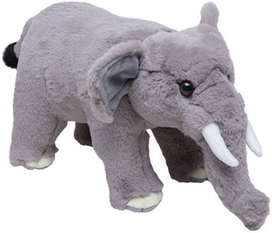 Pluche Indische Olifant knuffeldier van 45 cm - Knuffeldier Multikleur