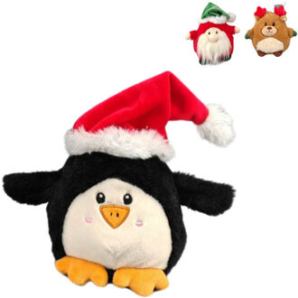 Pluche kerst knuffel - 14x10x14 cm - diverse varianten