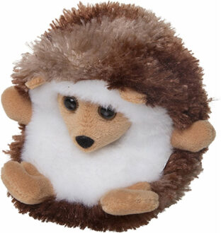 pluche kleine Egel knuffel - 13 cm - Dieren speelgoed Multi