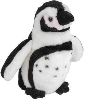 Pluche kleine Humboldt pinguin knuffel van 15 cm - Knuffeldier Multikleur