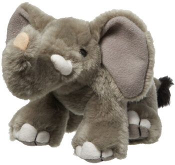 Pluche kleine olifant knuffel van 15 cm - Knuffeldier Multikleur