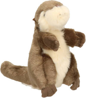 Pluche kleine otter knuffel van 15 cm - Knuffeldier Multikleur