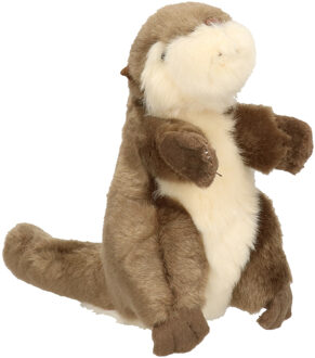 Pluche kleine otter knuffel van 15 cm - knuffeldieren