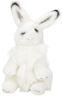 Pluche kleine sneeuw haas knuffel van 15 cm