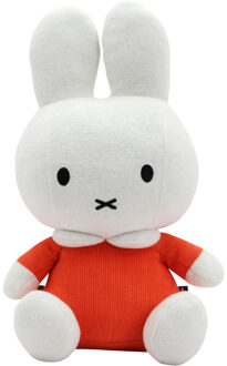 Pluche knuffel 18cm wit oranje