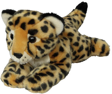 pluche knuffel - cheetah/jachtluipaard - 33 cm - dieren knuffels - Knuffeldier Multikleur