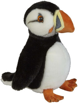 Pluche knuffel dier Papegaaiduiker vogel - 32 cm - Speelgoed knuffels zeevogels