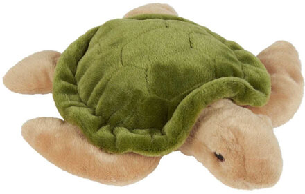 Pluche knuffel dier - zeeschildpad - 34 cm - oceaandier knuffels