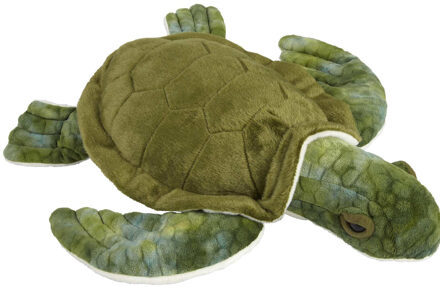 Pluche knuffel dier - zeeschildpad - 40 cm - zeedieren knuffel