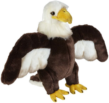 Pluche knuffel dieren Amerikaanse Zeearend roofvogel van 28 cm