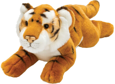 Pluche knuffel dieren Bruine Tijger 33 cm