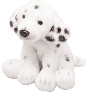 Pluche knuffel dieren Dalmatier hond 13 cm - Knuffel huisdieren Multikleur