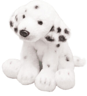 Pluche knuffel dieren Dalmatier hond 13 cm