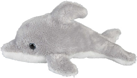 Pluche knuffel dieren Dolfijn van 15 cm Multi