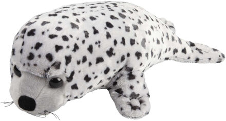 Pluche knuffel dieren gevlekte grijze Zeehond - van 40 cm