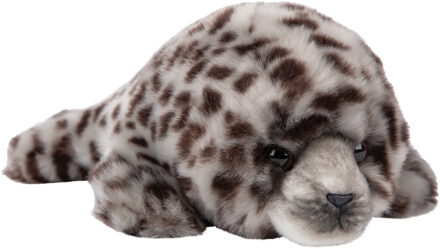 Pluche knuffel dieren gevlekte zeehond 30 cm Multi