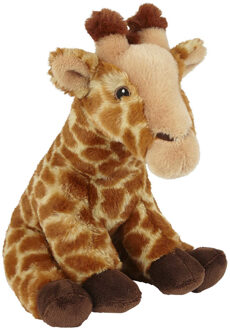 Pluche knuffel dieren Giraffe 23 cm - Knuffeldier Multikleur